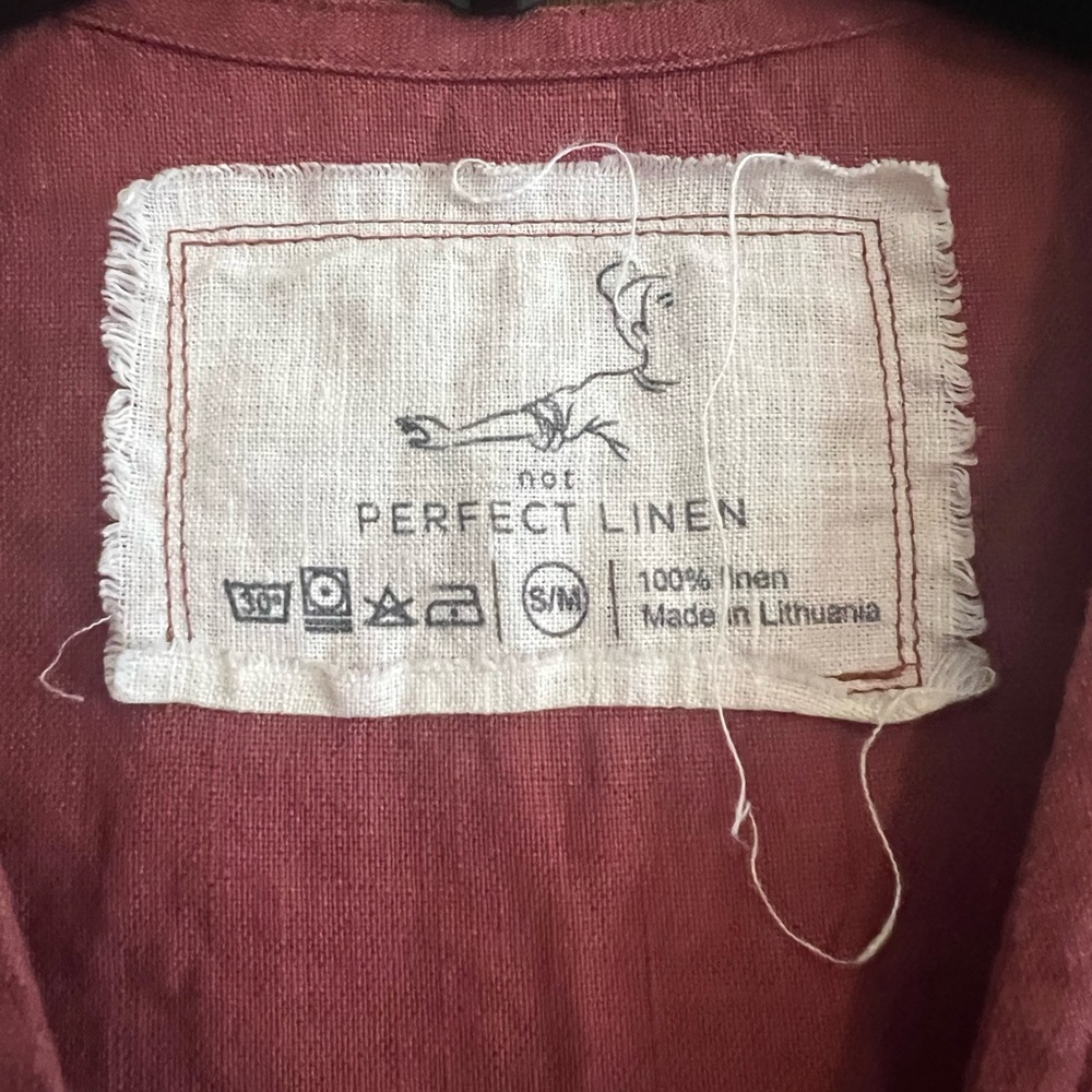 notPERFECTLINEN Rose Wrap Jumpsuit - Picture 3 of 3